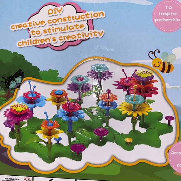 Kids Flower Garden Building Toy Girls Boys DIY Toy 96 pieces Gift 3 years and up - Picture 6 of 11